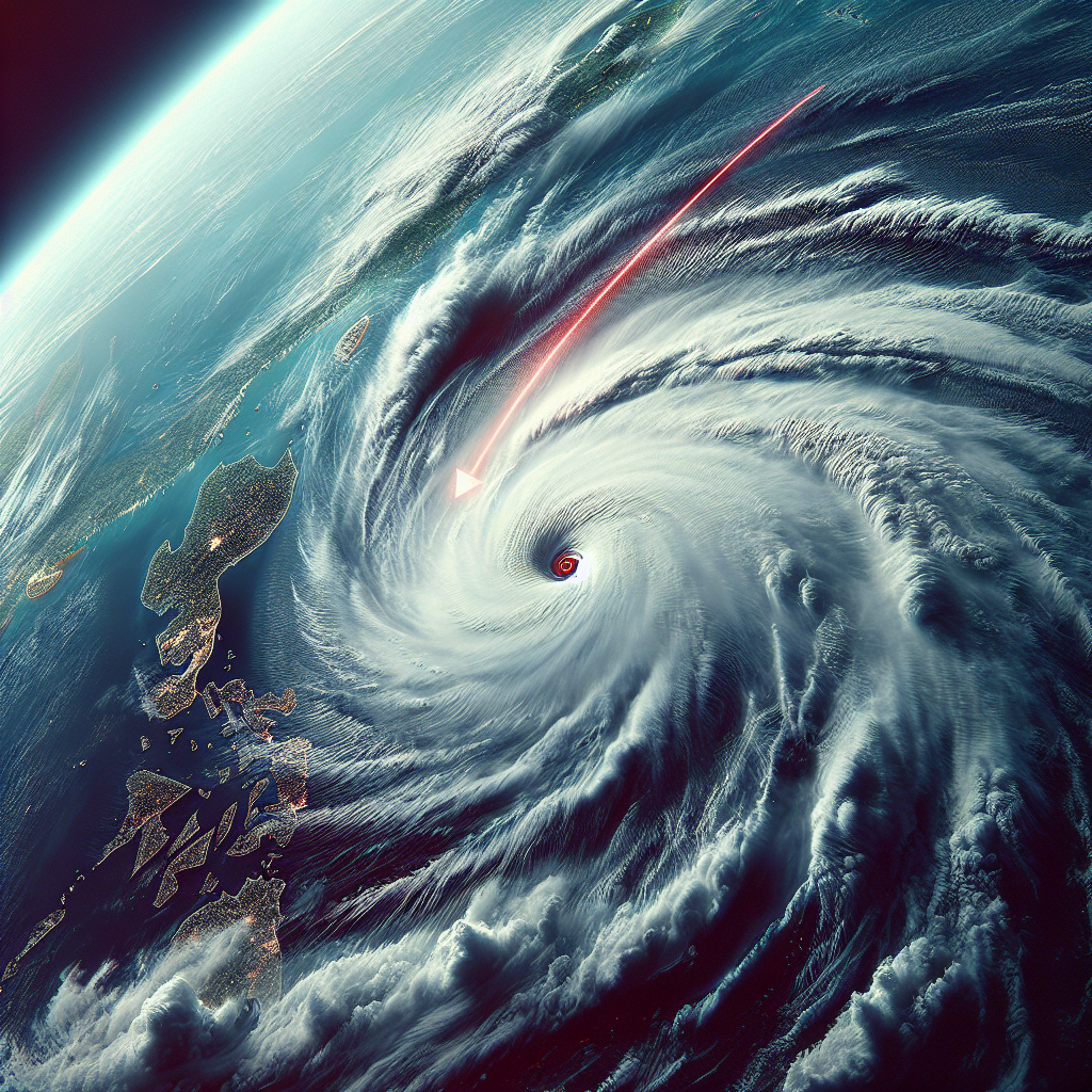 気象庁発表の台風22号(ハーロン)の最新進路予想図。日本列島に接近し、西日本から関東へ向かうルートと暴風域を示している。