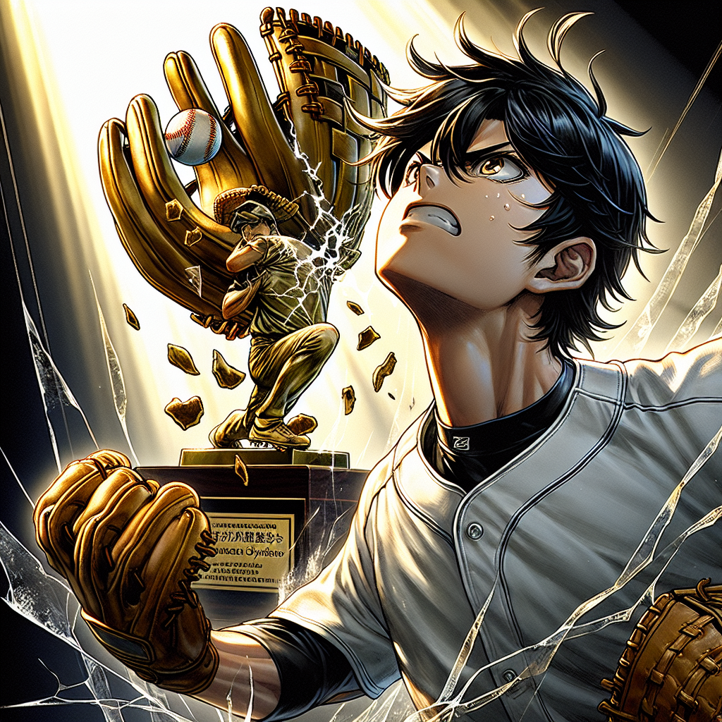 マウンド上で軽快にゴロを処理する山本由伸投手。ゴールデン・グラブ賞級と評されるも選出漏れとなった守備シーン。